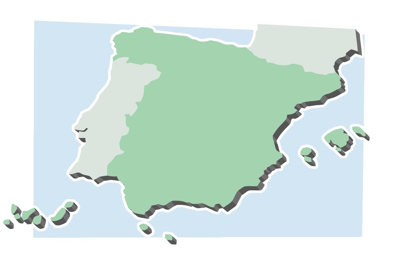 Espainia estatuko mapa