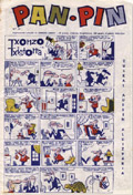 Gerra aurreko saiakerei helduz, berriro ere, 1960an argitaratzen hasi zen Pan-Pin. Haurrentzako lehenengo euskarazko TBOa.