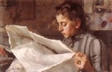 Enma Zorn l&auml;sande, Anders Zorn 1887 