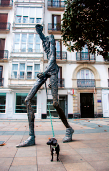 Vitoria-Gasteiz mit Hunden