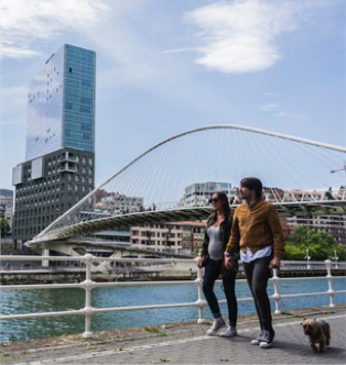 Bilbao mit Hunden