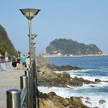 Paseo costero de Zarautz a Getaria