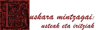 Euskara mintzagai
