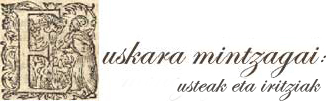 Euskara mintzagai