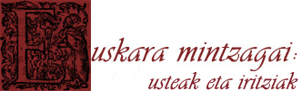 Euskara mintzagai