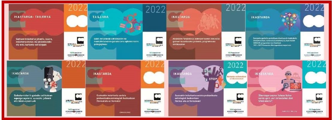 Cursos de formaci&oacute;n del Observatorio Vasco de la Juventud. 2022 