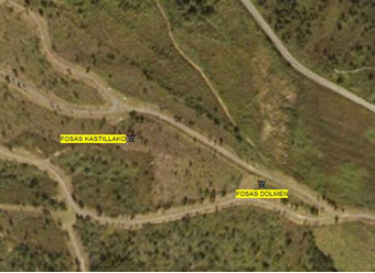 Ortofoto del lugar (Montes Abril - Ganguren)