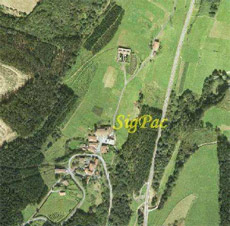 Ortofoto con la ubicaci�n del cementerio (Ministerio de Agricultura).