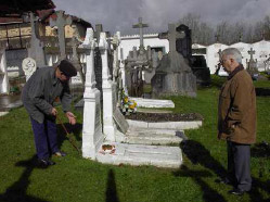 Localizaci�n de una posible fosa en El Haya (Cantabria).