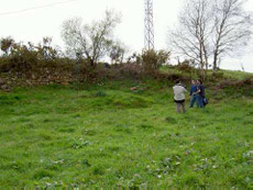 Localizaci�n de una posible fosa en El Haya (Cantabria).