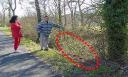 Aspecto de la cuneta en la que se encontrar�a la Fosa A.