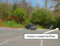 Lugar en el que fueron fusiladas varias personas y en el que se encontrar�a la fosa.