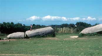 Le grand menhir Locmariaquer-en, Breta&ntilde;an