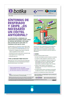 Síntomas de resfriado y gripe, ¿es necesario un cóctel antigripal?