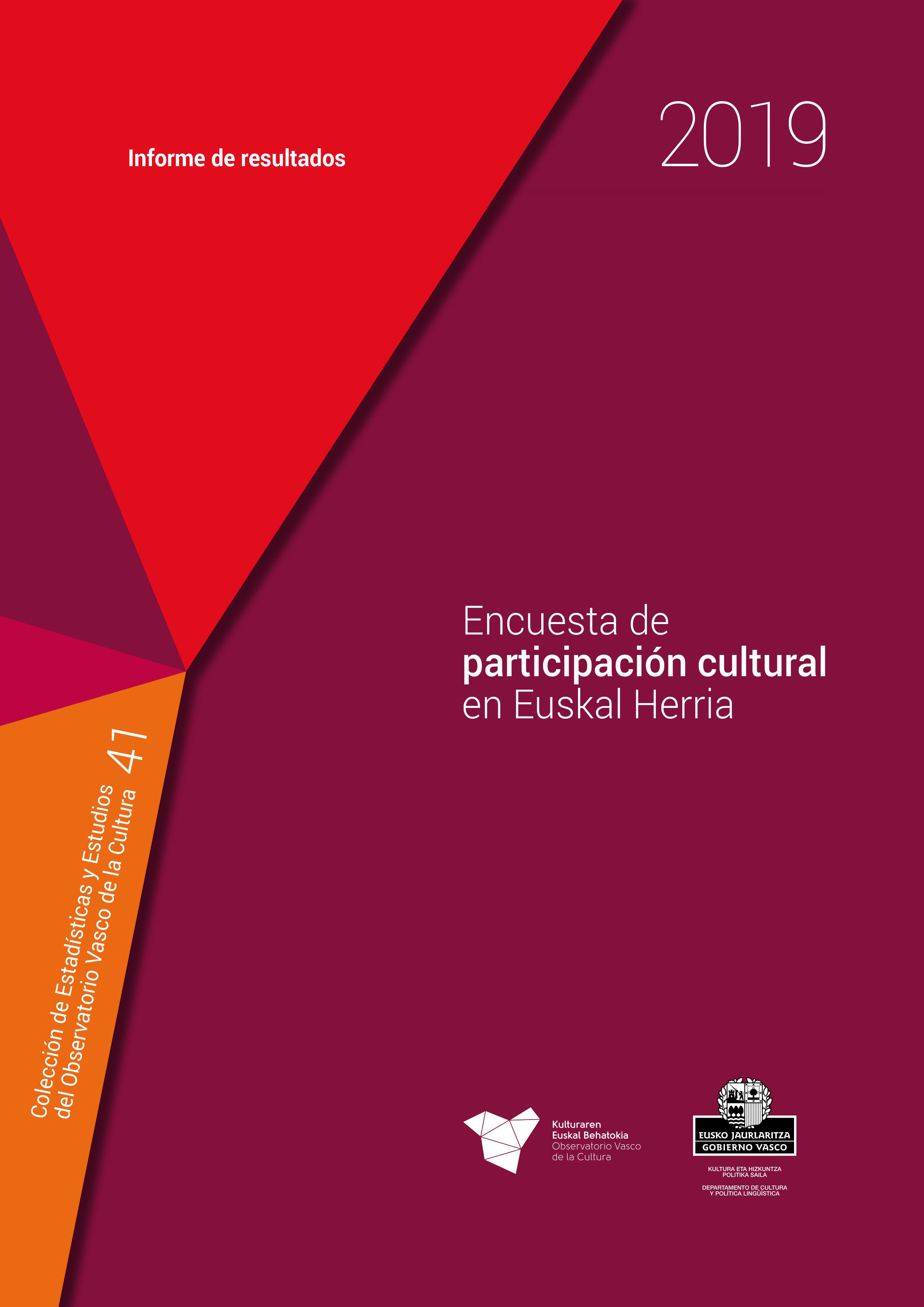 Euskal Herriko parte-hartze kulturalari buruzko inkesta (2019)