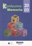portada de la memoria 2003