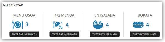 Pantalla de Mis Tickets