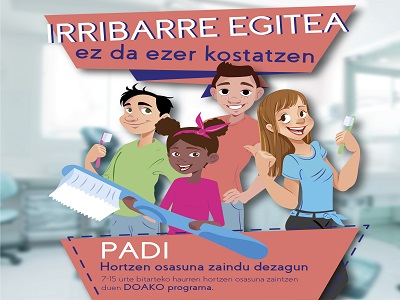 PADI Haurren Hortzak zaintzako programa PADI Haurren Hortzak zaintzako programa