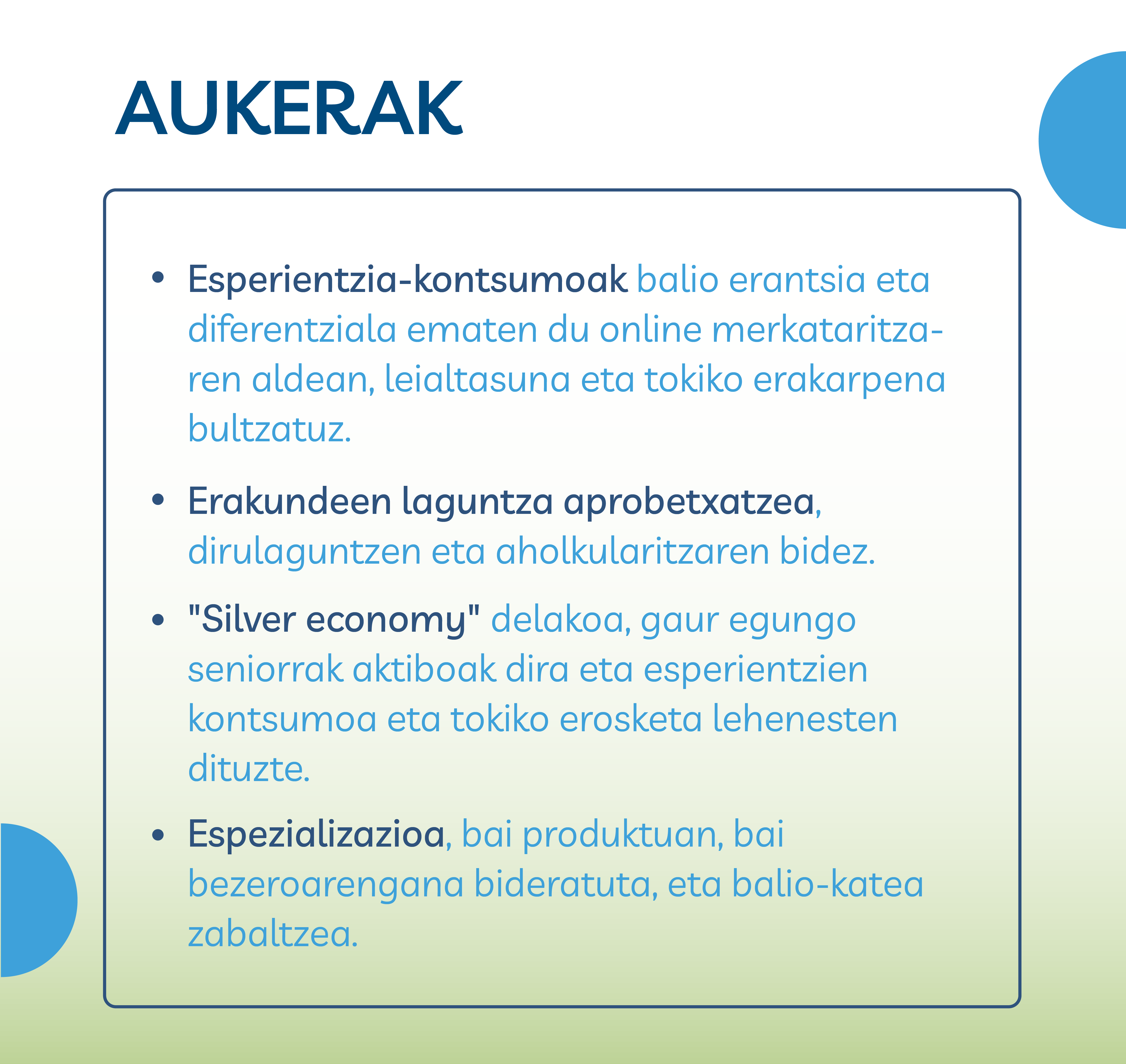 aukerak ikonoa