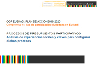 Procesos de presupuestos participativos: Análisis de experiencias locales y claves para configurar dichos procesos
