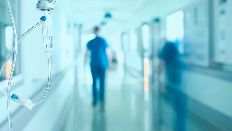 Pasillo de un hospital