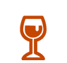 Icono media copa vino