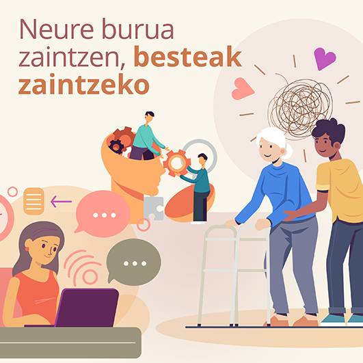 Neure burua zaintzen, besteak zaintzeko