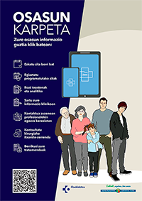 Cartel carpeta de salud