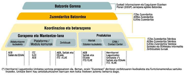 Administrazio Elektronikoaren antolakuntza