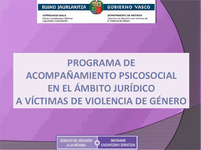 Programa de acompañamiento psicosocial en el ámbito jurídico a Víctimas de Violencia de Género