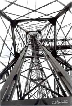 El Puente Vizcaya: 728.447 kgs. de hierro, 10.629 remaches, 88.248 kgs de cable, 21.041 tornillo