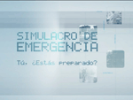 Caratula del video de simulacro de emergencia