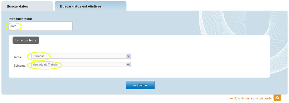 Escribir el término memoria y seleccionar el tema Euskara