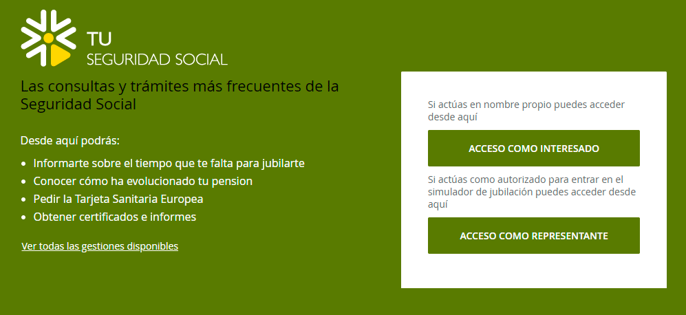 Adibidez, Tu seguridad Social