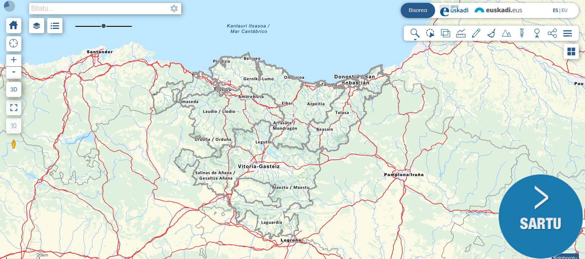 Demarkazioen mapara sarrera