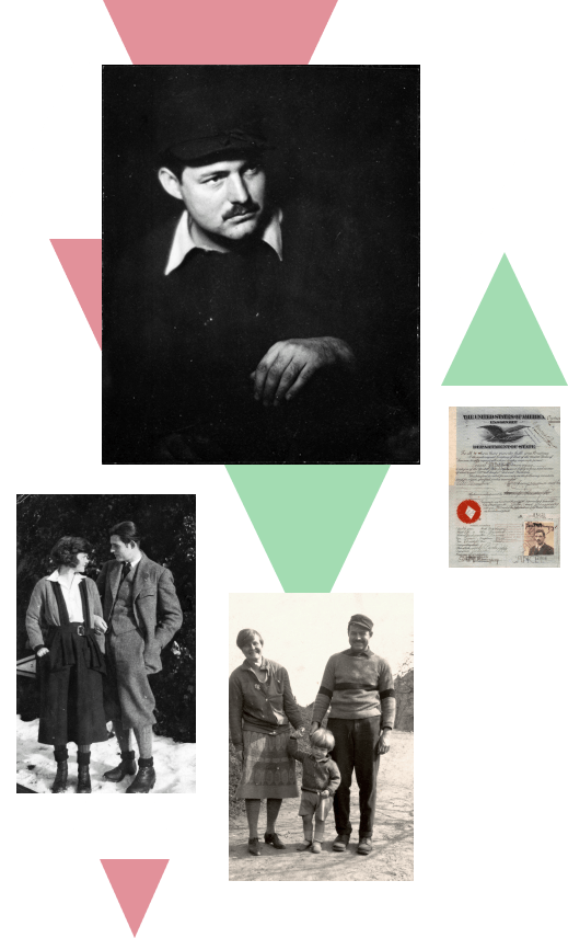 Fotos de Hemingway y documentos