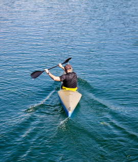 En canoa por la bah�a de Txingudi
