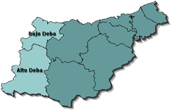 Mapa de zonas de Inspección de Gipuzkoa - Zona 3 - Eibar