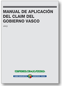 Portada del Manual de Aplicación del Claim del Gobierno Vasco