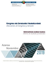 Elecciones Generales 10 de noviembre de 2019. Informe de resultados definitivos