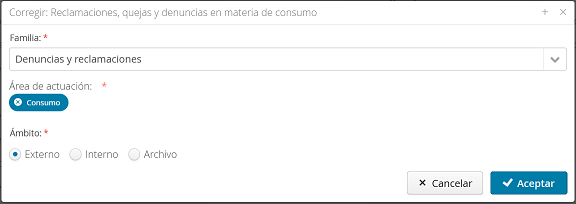 Correcci&oacute;n de datos protegidos