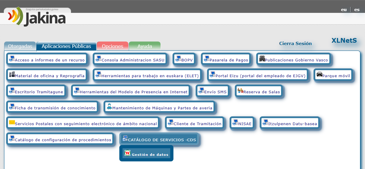 Portal de aplicaciones