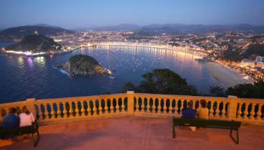 View of the bay of San Sebasti�n from Igeldo
