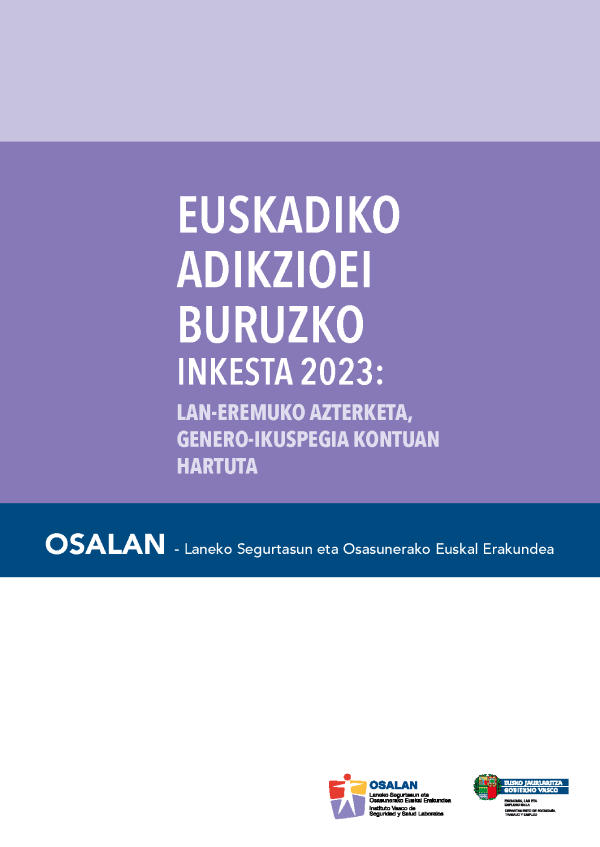 Euskadiko adikzioei buruzko inkesta 2023