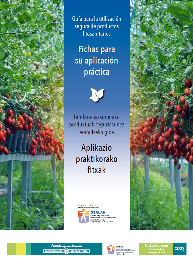 Gu&iacute;a para la utilizaci&oacute;n segura de productos fitosanitarios: Fichas para su aplicaci&oacute;n pr&aacute;ctica