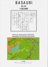 Mapa de vegetaci�n de la CAPV. 61-IV, Basauri
