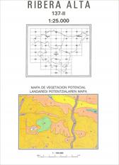 Mapa vegetaci�n CAPV. 137-II, Ribera Alta
