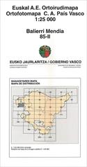 Ortofotomapa 1:25000. 85-II, Balierri Mendia
