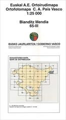 Ortofotomapa 1:25000. 65-III, Bianditz Mendia