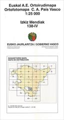 Ortofotomapa 1:25000. 138-IV, Izkiz Mendiak
